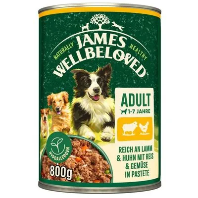 James Wellbeloved Adult Dog Hypoallergenic Lam en Kip James Wellbeloved Adult Dog Hypoallergenic Lam en Kip