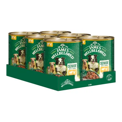 James Wellbeloved Senior Dog Hypoallergenic Lamb & Chicken - Saver Pack: 12 x 800g