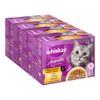 Whiskas 1+ Aromatic Selection 48 x 85 g Gevogelte in saus