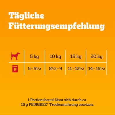 Pedigree Adult Frischebeutel für Hunde Vitality+ in Sauce