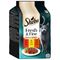 Lot économique Sachets fraîcheur Sheba Fresh & Fine 72 x 50 g pour chat Bœuf, poulet et agneau en sauce