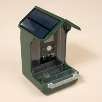 TIAKI Distributeur de graines avec caméra pour oiseaux - L 10,5 x l 10 x H 17,5 cm