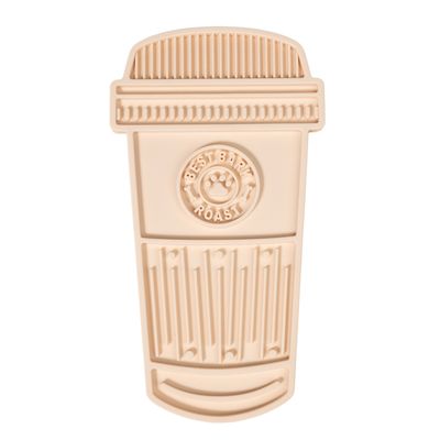 TIAKI Tapis à lécher Café Latté L 30,5 x l 16,7 x H 1,5 cm