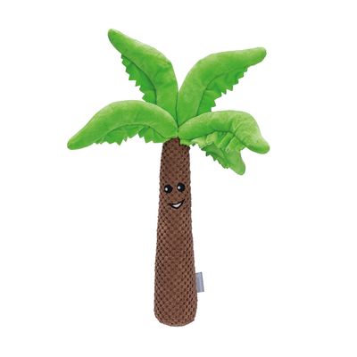 Beeztees plyšová hračka pro psy palma hnědá/zelená 30 cm