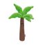 Beeztees pluche hondenspeeltje palmboom bruin/groen 30 cm