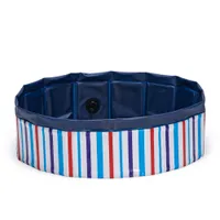 beeztees piscina per cani Doggy Dip, blu - Taglia S: Ø 80 x H 20 cm