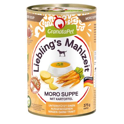 GranataPet Liebeling's Mahlzeit Soupe Moro 6 x 375 g Sparpaket: 12 x 375 g