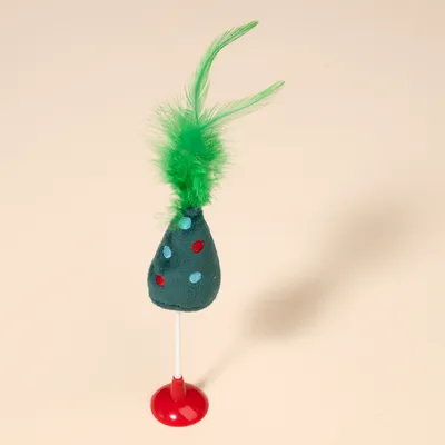 TIAKI Katzenspielzeug Weihnachtsbaum