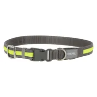 Kerbl Pet Light & Reflex Leuchthalsband - Größe M/L: 45-65 cm Halsumfang, 20 mm breit