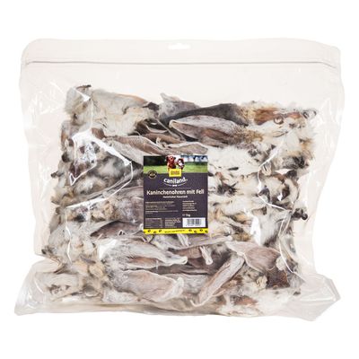 Caniland oreilles de lapin avec fourrure 1 kg