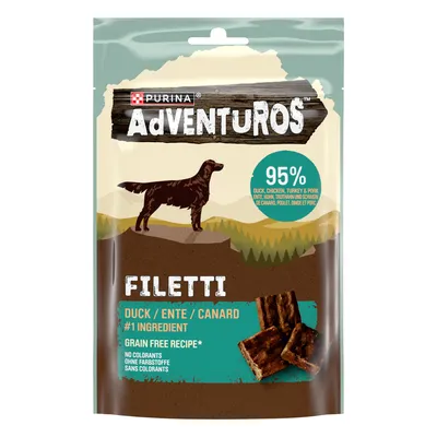 Friandises PURINA Adventuros Filetti canard - lot % : 7 x 70 g