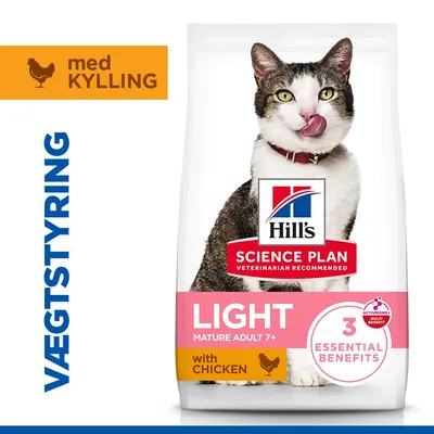 Hill's Science Plan Light Mature Adult 7+ Kylling - Økonomipakke: 2 x 7 kg 