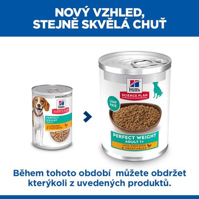 Hill's Science Plan Adult 1+ Perfect Weight kuracie a zelenina