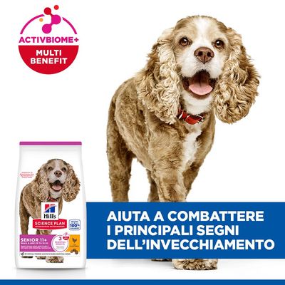Hill's Science Plan Senior 11+ Small & Mini con Pollo - Set %: 2 x 1,5 kg