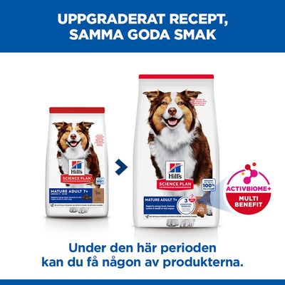 Hill's Science Plan Mature Adult 7+ Medium Lamb & Rice