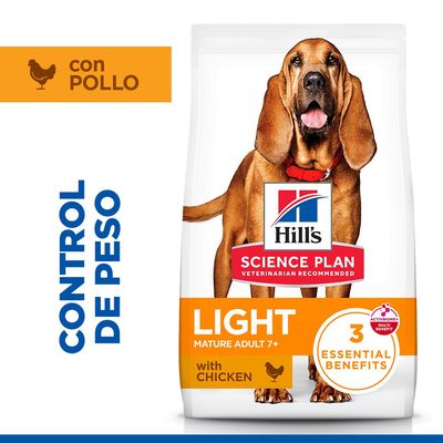 Hill's Science Plan Light Mature Adult 7+ Medium con pollo