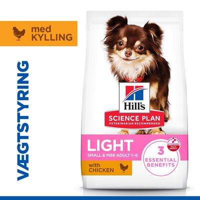 Hill's Science Plan Adult 1-6 Light Small & Mini med kylling