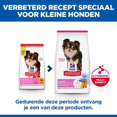 Hill's Science Plan Adult 1-6 Light Small & Mini poulet pour chien