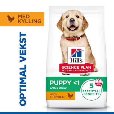 Hill's Science Plan Puppy <1 Large med kylling