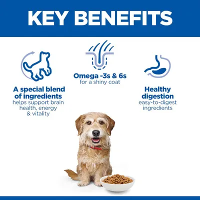 Hill's Science Plan Mature Adult Senior Vitality 7+ Small & Mini Pui - 6 kg