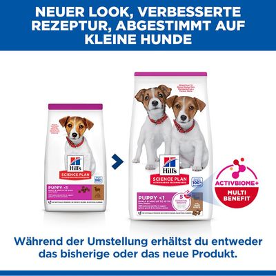 Hill`s Science Plan Puppy Small & Mini Lamm & Reis