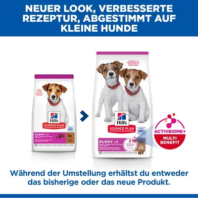 Hill`s Science Plan Puppy Small & Mini Lamm & Reis - Sparpaket: 3 x 3 kg