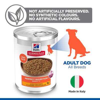 Hill's Science Plan Adult 1+ Perfect Digestion - Multibuy: Chicken (12 x 363g)