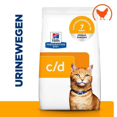 Hill´s Prescription Diet Feline C/D Multicare Kattenvoer met Kip - 12 kg 