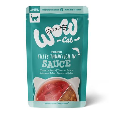 WOW Cat in Sosse 8 x 85 g Thunfisch