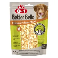 Friandises 8in1 Better Bello pour chien 2 + 1 paquet offert ! - Bâtonnets de poulet torsadés 3 x 10 pièces (3 x 60 g)