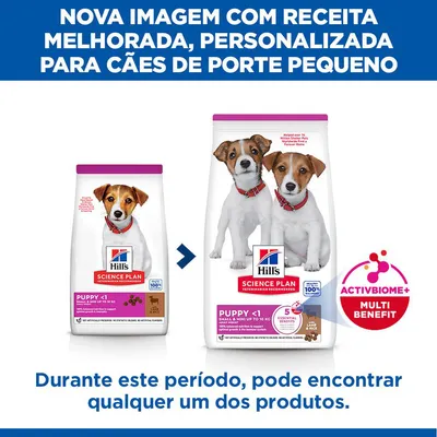 Hill's Science Plan Puppy Small & Mini cordeiro e arroz - 3 kg