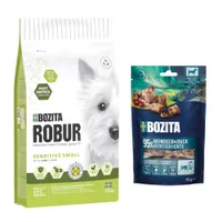 Bozita Robur pienso para perros + 2 x 70 g Bozita Meaty Bites ¡gratis! - Adult Sensitive Small Cordero (7,5 kg) + Meaty Bites (2 x 70 g)