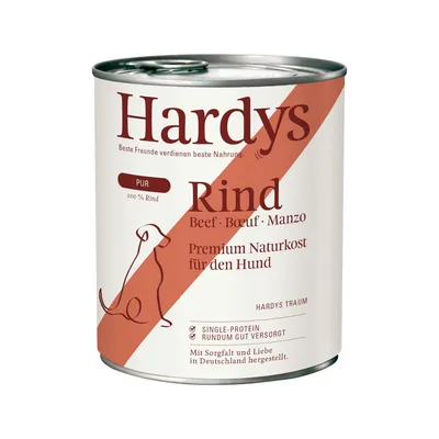 Sparpaket Hardys Pur 24 x 800 g - Rind