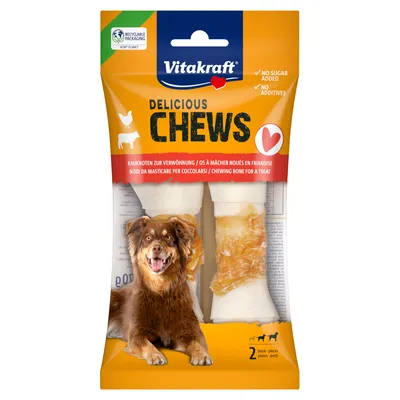Vitakraft Delicious Chews Tuggknutar M - med kyckling (2 st, 70 g)