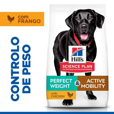 Hill's Adult Perfect Weight & Active Mobility Large Science Plan frango - 12 kg