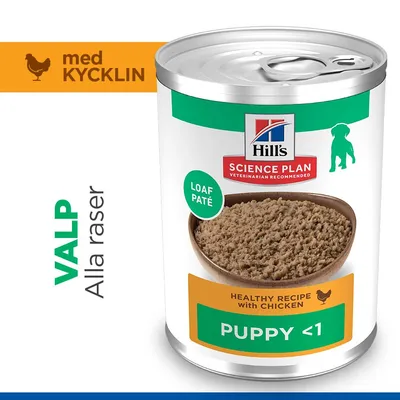 Hill's Science Plan Puppy <1 - Med nötkött 6 x 370 g