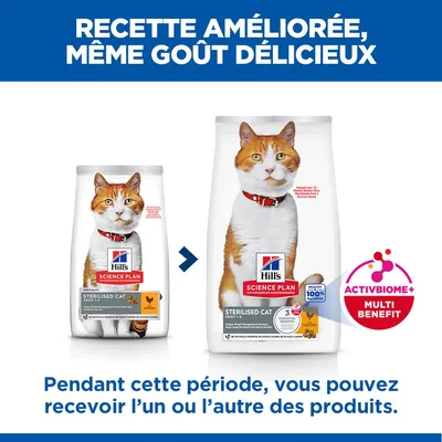  Hill's Science Plan Sterilised Cat Adult 1-6 poulet - 3 kg
