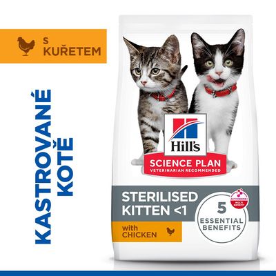Hill's Science Plan Sterilised Kitten kuracie