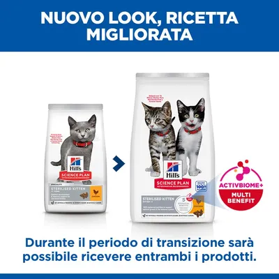 Hill's Science Plan Sterilised Kitten <1 Pollo - Set %: 2 x 3 kg