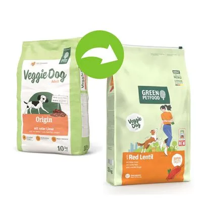 Green Petfood met rode linzen
