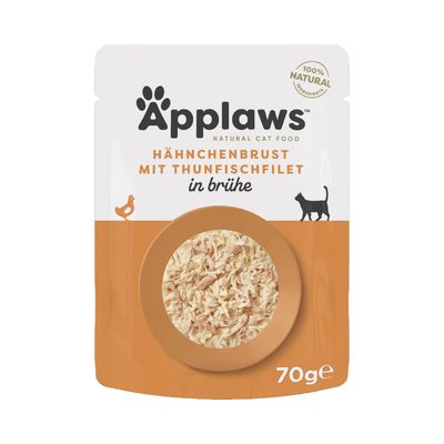 Applaws Cat Natural en caldo 12 x 70 g