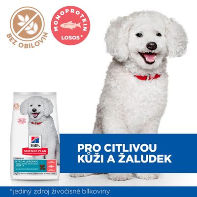 Hill's Science Plan Hypoallergenic Adult Small & Mini s lososom