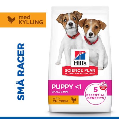 Hill's Science Plan Puppy <1 Small & Mini med kylling