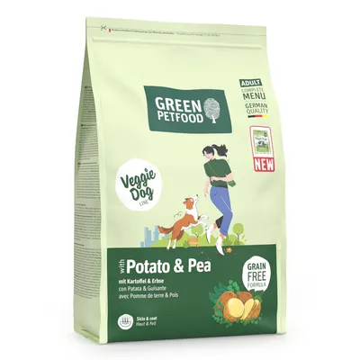 Green Petfood VeggieDog med potatis & ärtor - 10 kg