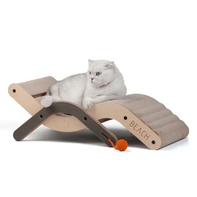 Canadian Cat Company Design Beach Chair Έπιπλο Ξυσίματος - Μ 70 x Π 35 x Υ 25 cm