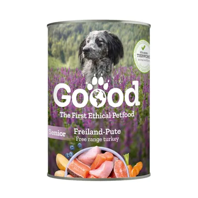 Goood Senior Dog 6 x 400 g - Freiland-Pute