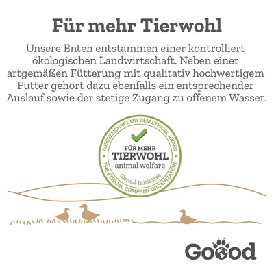 Goood Bio Meat Gooodies - Bio-Freilaufente (75 g)