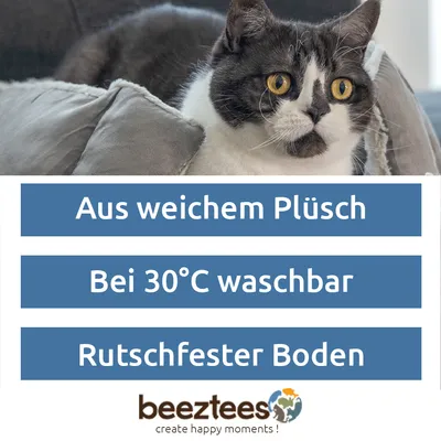 beeztees Katzenbett Moza - L 48 x B 37 x H 15 cm