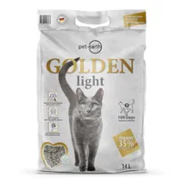Golden Light arena aglomerante para gatos - 14 l
