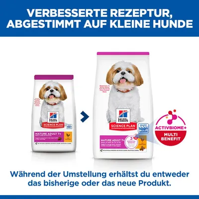 Hill's Science Plan Mature Adult 7+ Small & Mini s piščancem - 6 kg